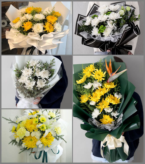 陕西渭南市合阳县路井镇白事花束代送